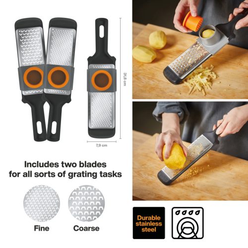 Fiskars Functional Form Reszelő szett: durva & finom  (1014413) 