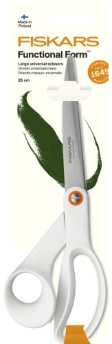 Fiskars Functional Form Nagyméretű általános olló, 24 cm, fehér  (1020414)