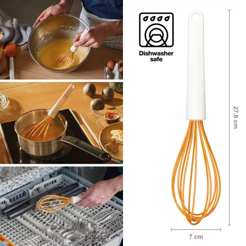 Fiskars Functional Form Habverő, szilikon felülettel (1023613)