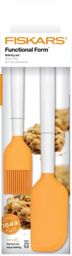 Fiskars Functional Form Sütő szett (tésztakaparó + ecset) (1023616)