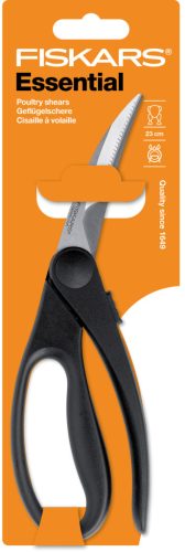 Fiskars Essential Baromfiolló, 23 cm (1023819)