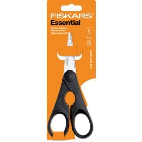   Fiskars Essential Konyhai olló, üvegnyitóval, 20 cm (1023820)