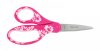 Fiskars Gyermekolló, 15 cm, rózsaszín virág motívummal, Softgrip (1027421)