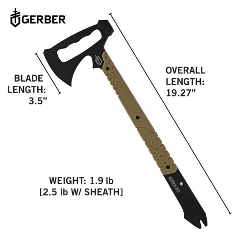 Gerber Downrange Tomahawk Ajtónyitó fejsze, kalapács és feszítővas funkcióval (1014860) - 25 év garanciával