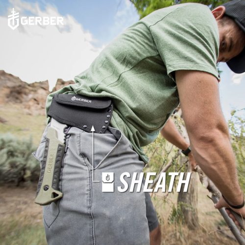 Gerber Pack szekerce, zöld, tokkal (1027507) - 25 év garanciával