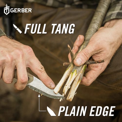 Gerber Principle Bushcraft tőr, fekete, dobozban (1050243) - 25 év garanciával