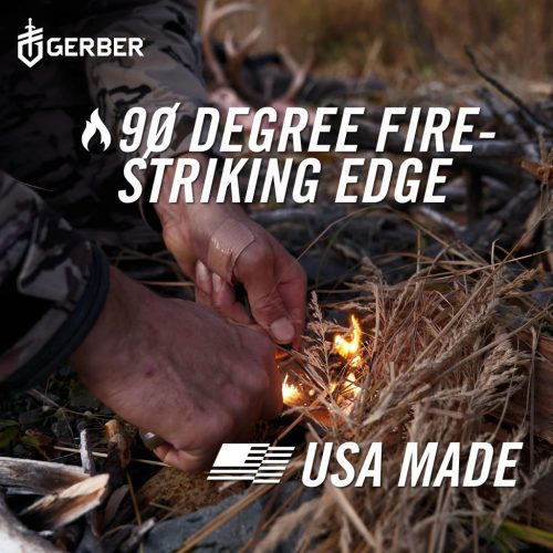 Gerber Principle Bushcraft tőr, fekete, dobozban (1050243) - 25 év garanciával