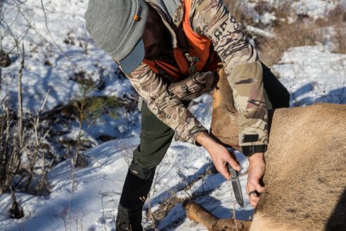 Gerber Downwind Drop Pont tőr - Fekete (1059840) - 25 év garanciával