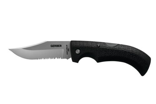 Gerber GATOR zsebkés, félig fogazott pengével, bliszterben GB (1027825)
