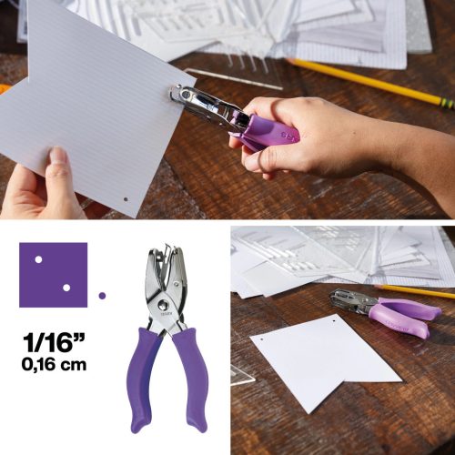 Fiskars Kézi lyukasztó - 0,15cm Kör (1003816)