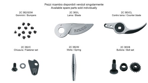 DUE CIGNI Metszőolló döntött fejű SK5