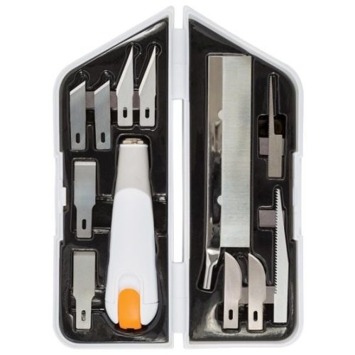 Fiskars Prémium teljesítményű faragó kés + penge készlet (1024385)