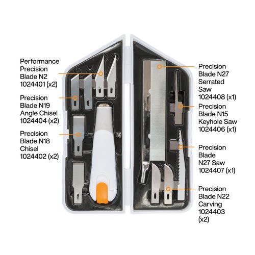 Fiskars Nagy teljesítményű penge N22 faragás (x5) (1024403)