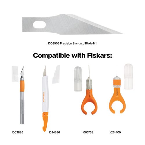 Fiskars Softgrip® faragókés, hegyes végű (1024409)