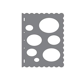 Fiskars Forma sablon, 'tojás formák'