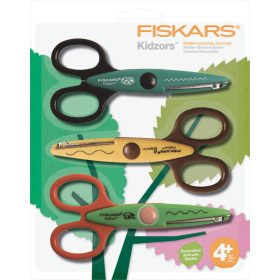   Fiskars 3 db-os gyerekolló készlet, mocsári állatok (1003845)