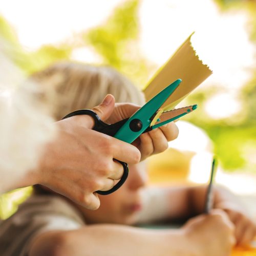 Fiskars 3 db-os gyerekolló készlet, mocsári állatok (1003845)