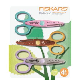   Fiskars 3 db-os gyerekolló készlet, állatkerti állatok (1003846)