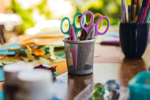 Fiskars 3 db-os gyerekolló készlet, állatkerti állatok (1003846)