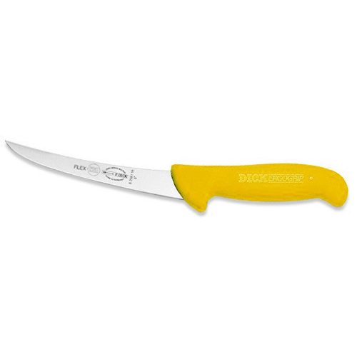 Dick ErgoGrip csontozó (15 cm) íves pengével, sárga