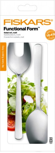 Fiskars Functional Form salátavilla és -kanál, matt (1002960)