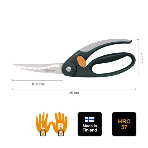 Fiskars Functional Form™ ReNew baromfiolló, 25 cm (1003033)