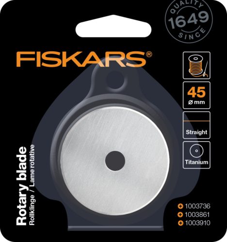Fiskars Titánium bevonatos pótpenge 45 mm-es 9521P-hez (1003909) 
