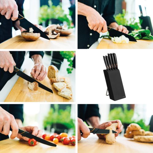 Fiskars Edge késblokk 5 késsel  (1003099)