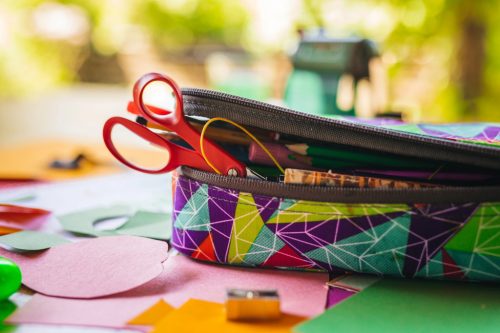 Fiskars Gyerekolló, balkezes, piros (1005169)