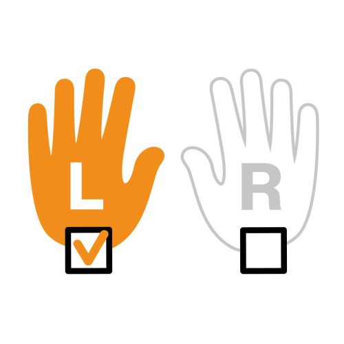 Fiskars Gyerekolló, balkezes, piros (1005169)