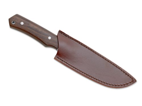 BLACK FOX Vadásztőr, tokkal, fa markolat