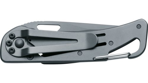 BLACK FOX zsebkés G10 markolattal, titánium, világosszürke