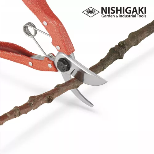 NISHIGAKI metszőolló 180mm N-202R piros