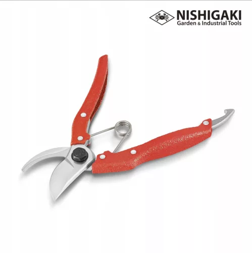 NISHIGAKI metszőolló 180mm N-202R piros