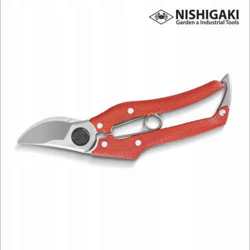 NISHIGAKI metszőolló 180mm N-202R piros