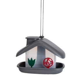 Plastia madáretető Domek antracit