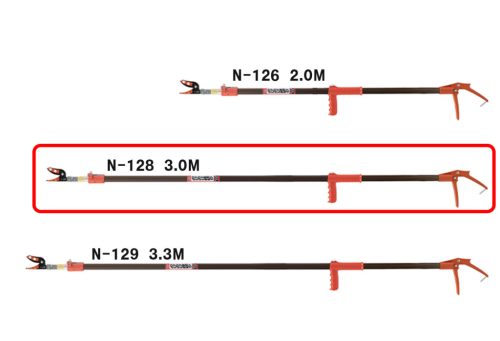 NISHIGAKI ágvágó NOBI 3m N-128 + ágfűrész