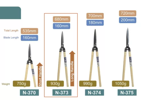Nishigaki /sövényvágó Karikichi hosszú nyél 160mm N-373/