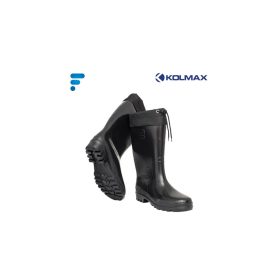 Kolmax /csizma 012K pvc fekete galléros 43/
