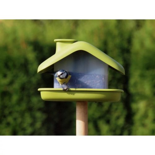 Plastia madáretető Domek zöld