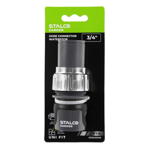 STALCO GARDEN Gyorscsatlakozó stopos 3/4" XTR 