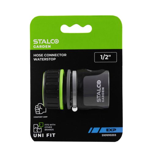 STALCO GARDEN Gyorscsatlakozó stopos 1/2" EXP 