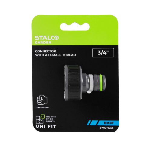 STALCO GARDEN Csatlakozó belső menettel 3/4" EXP 