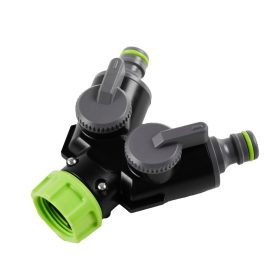   STALCO GARDEN Kétutas csapcsatlakozó, nyit-zár szeleppel STR 