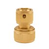 STALCO GARDEN Gyorscsatlakozó stopos 3/4" réz BRS 