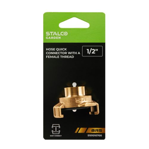 STALCO GARDEN Réz gyorscsatlakozó (körmös) belső menettel 1/2" BRS GK 