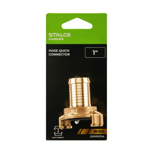 STALCO GARDEN Réz gyorscsatlakozó (körmös) tömlővég 1" BRS GK 