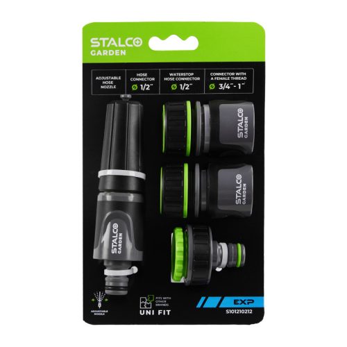 STALCO GARDEN Szórófej 4 részes készlet 1/2" EXP 