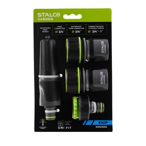 STALCO GARDEN Szórófej 4 részes készlet 3/4" EXP 