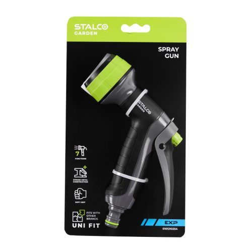 STALCO GARDEN 7 funkciós fém szórópisztoly EXP 